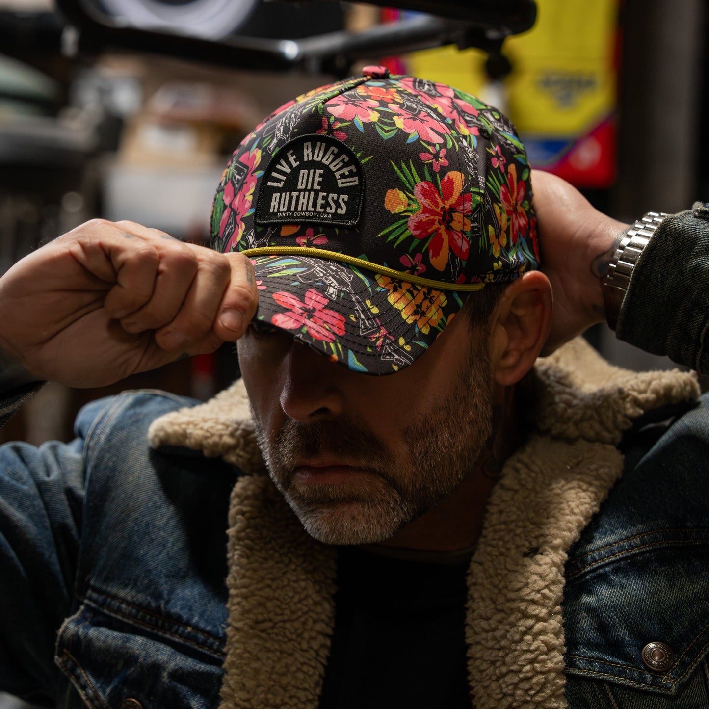 Live Rugged. Die Ruthless Patch Weekender Snapback