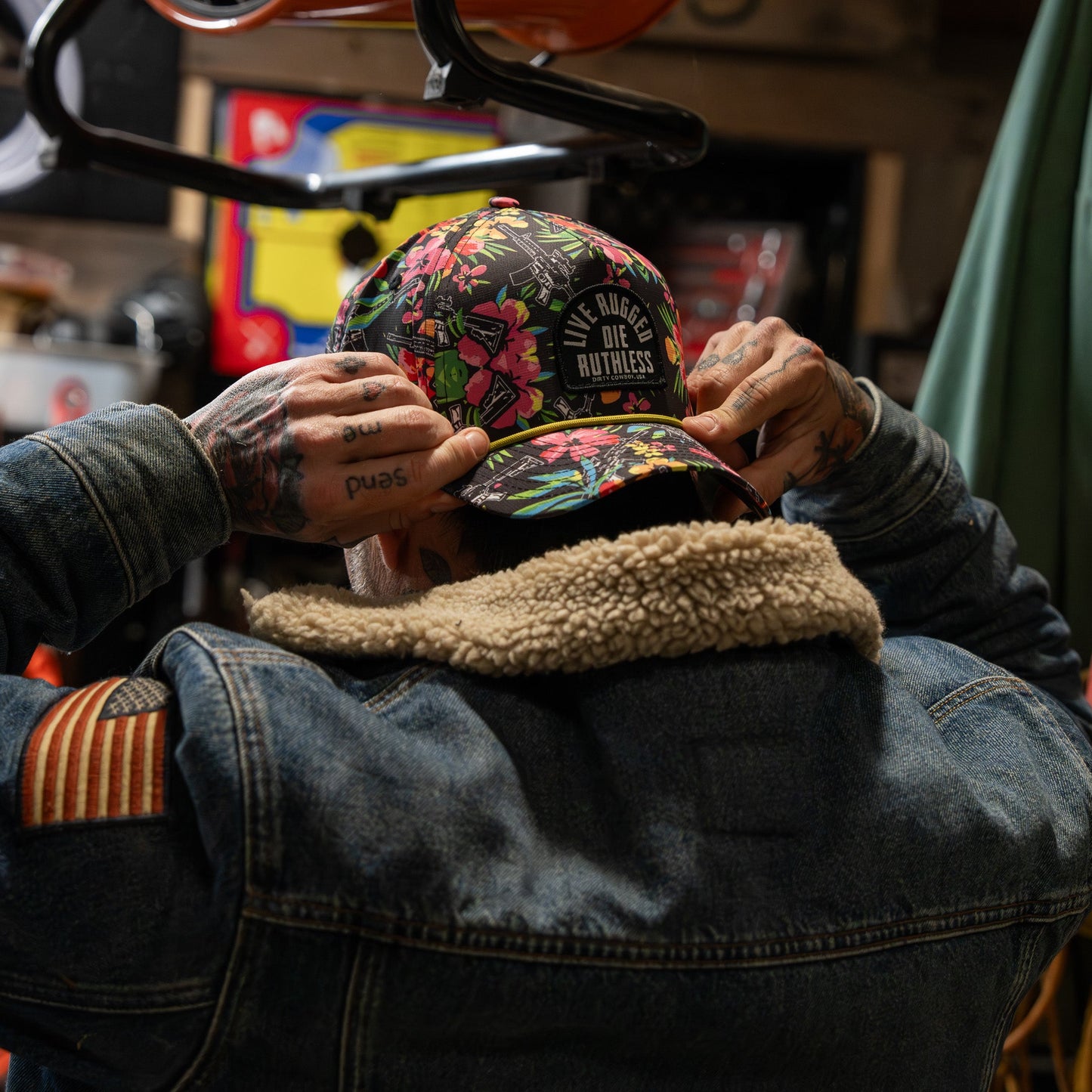 Live Rugged. Die Ruthless Patch Weekender Snapback