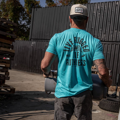 Live Rugged Die Ruthless Men's T-Shirt