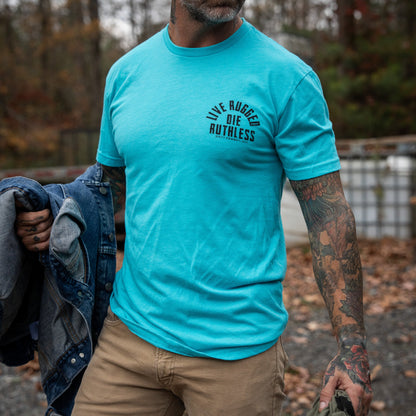 Live Rugged Die Ruthless Men's T-Shirt