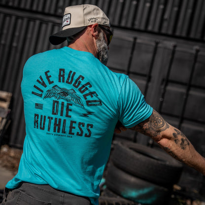 Live Rugged Die Ruthless Men's T-Shirt