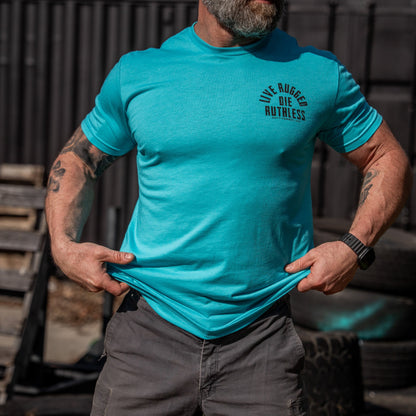 Live Rugged Die Ruthless Men's T-Shirt