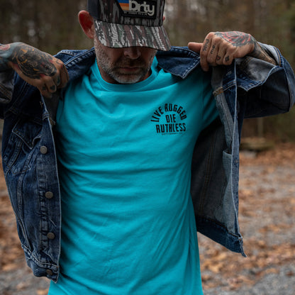 Live Rugged Die Ruthless Men's T-Shirt