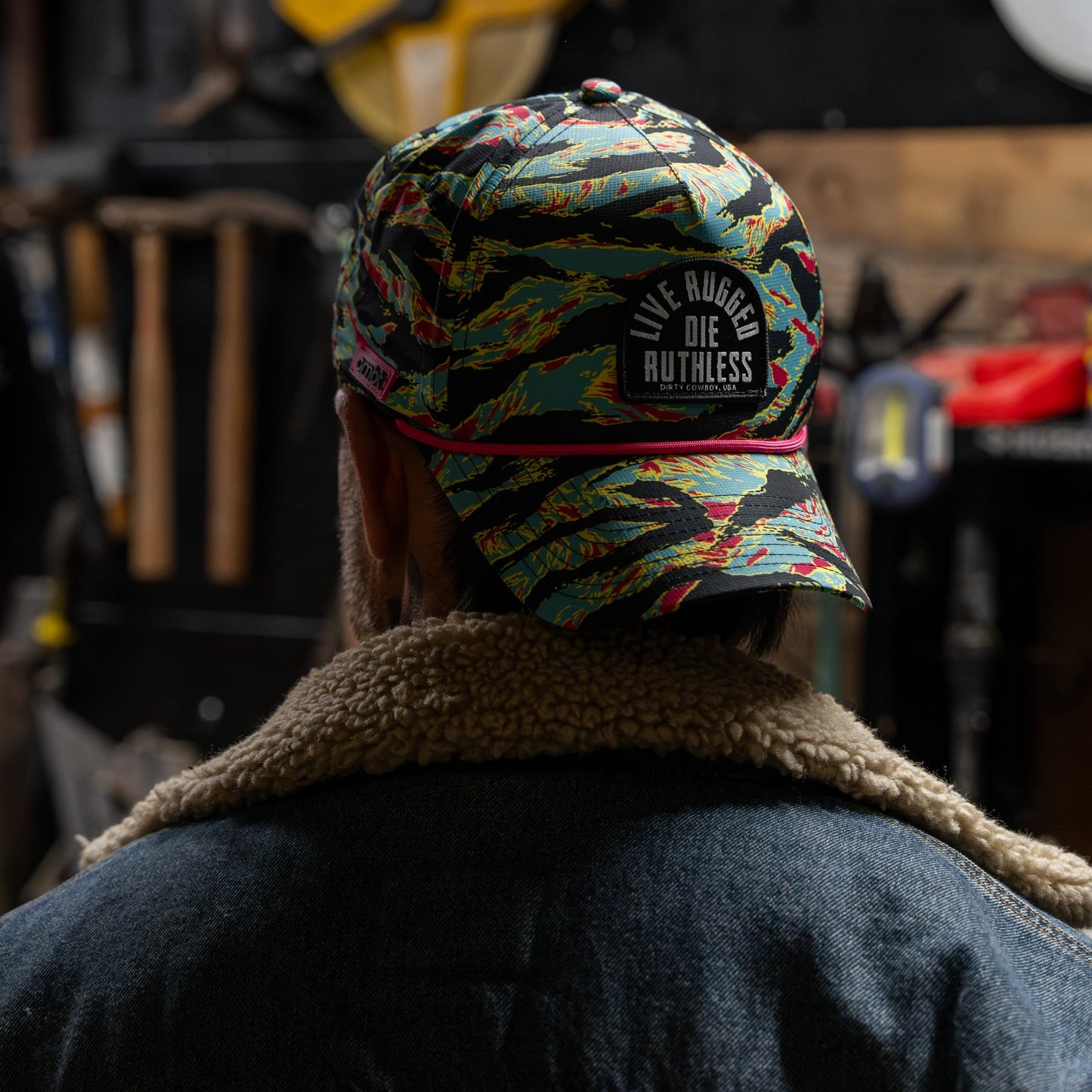 Live Rugged. Die Ruthless Patch Weekender Snapback