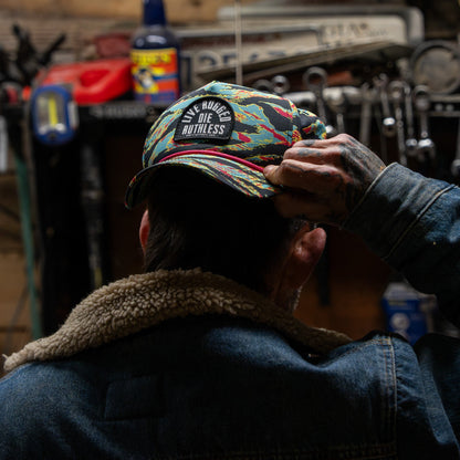 Live Rugged. Die Ruthless Patch Weekender Snapback