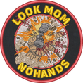 Load image into Gallery viewer, Look Mom - No Hands - 4" Embroidered Patch
