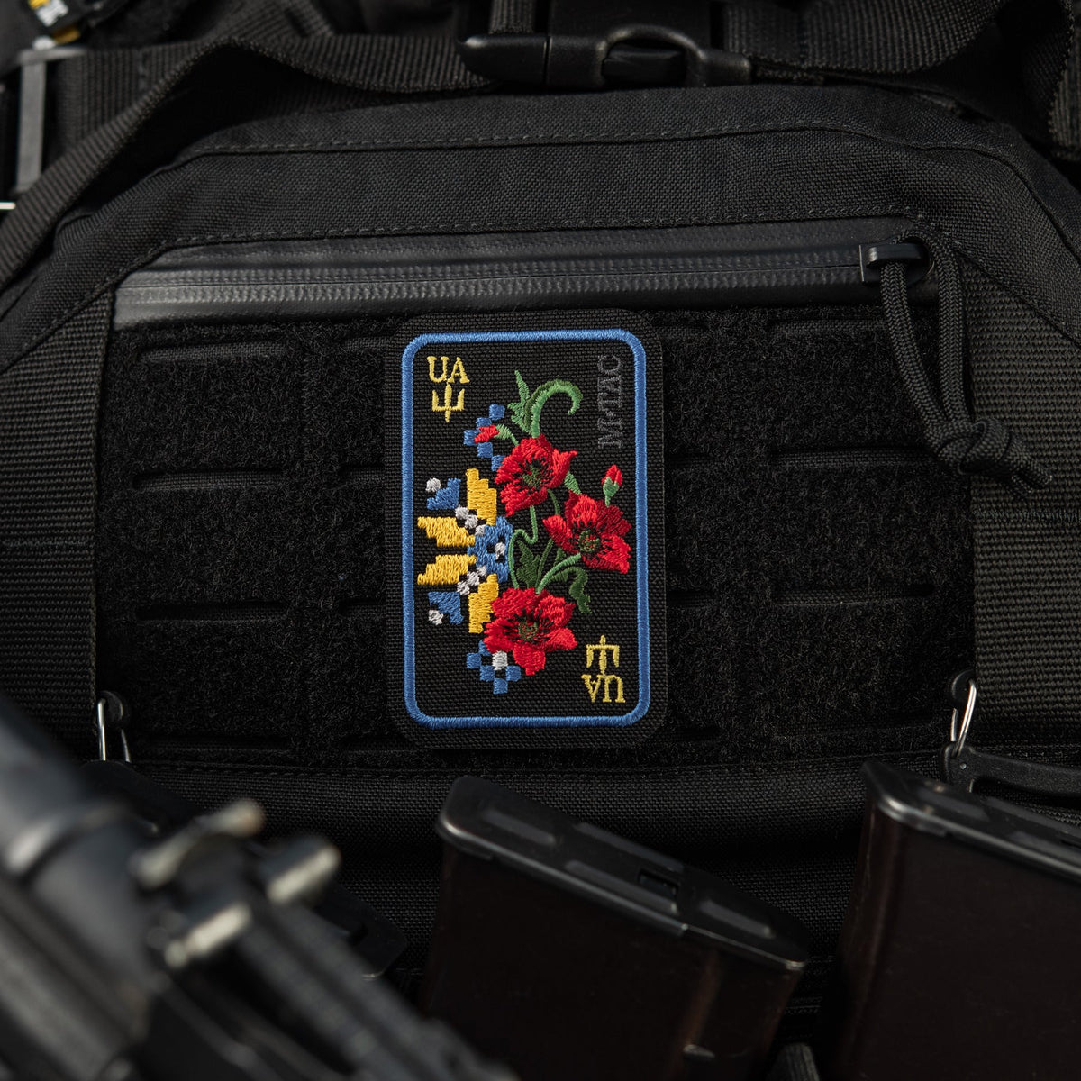 M-Tac Patch Ornament Poppy Embroidery