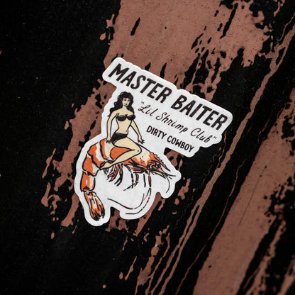 Master Baiter 'Lil Shrimp Club Decal Sticker