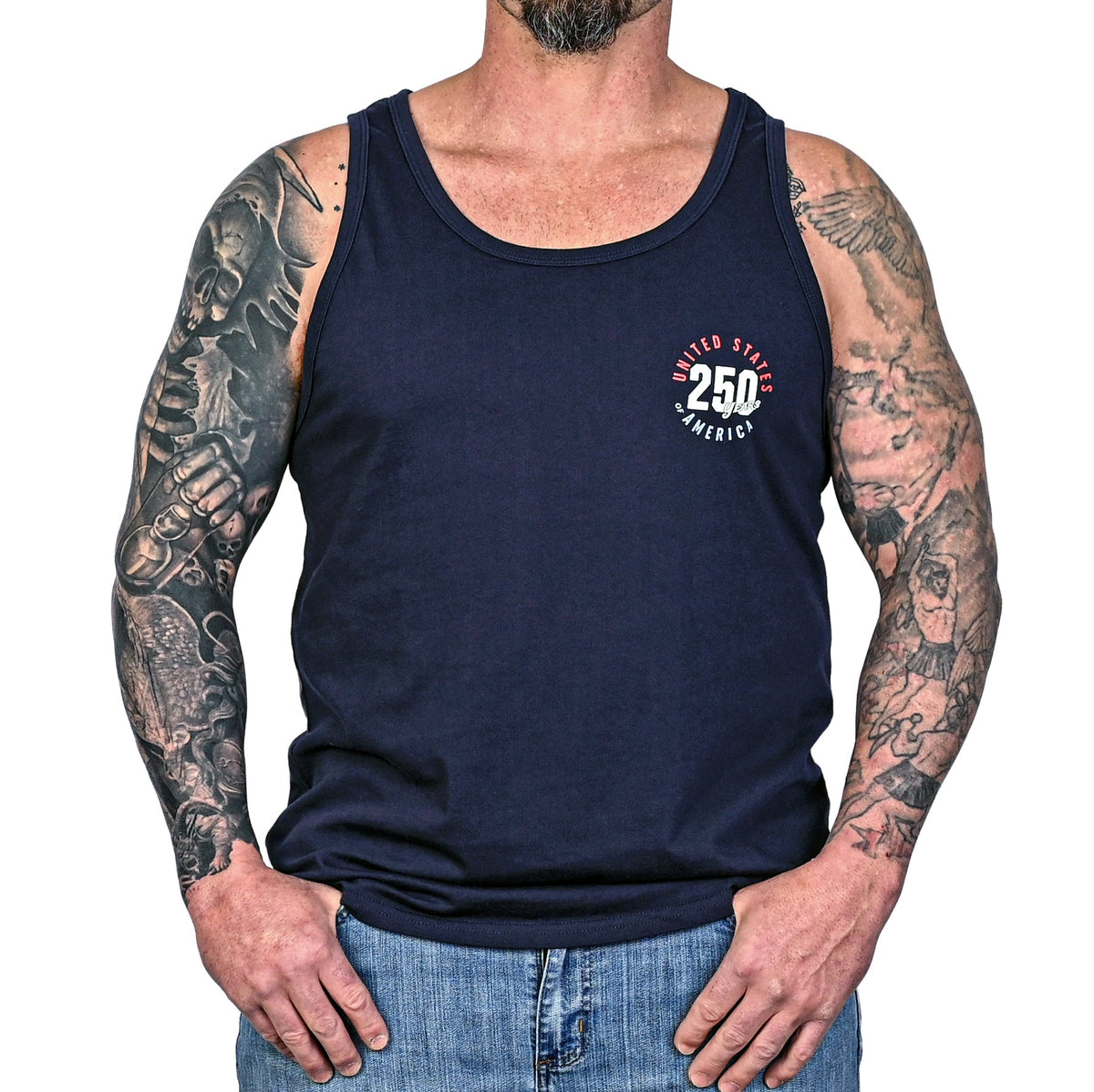 Men's America 250th Anniversary Patriotic Tank Top