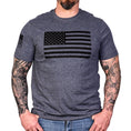Load image into Gallery viewer, Men's Classic American Flag Patriotic T-Shirt
