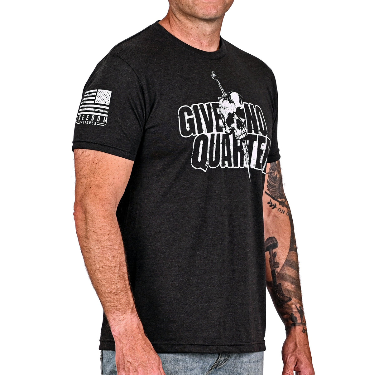 Men's Give No Quarter Patriotic T-Shirt
