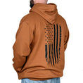 Load image into Gallery viewer, Men's Heavyweight Oversized American Flag Patriotic Hoodie
