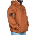 Load image into Gallery viewer, Men's Heavyweight Oversized American Flag Patriotic Hoodie
