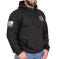 Load image into Gallery viewer, Men's Heavyweight Oversized Tree of Liberty Patriotic Hoodie
