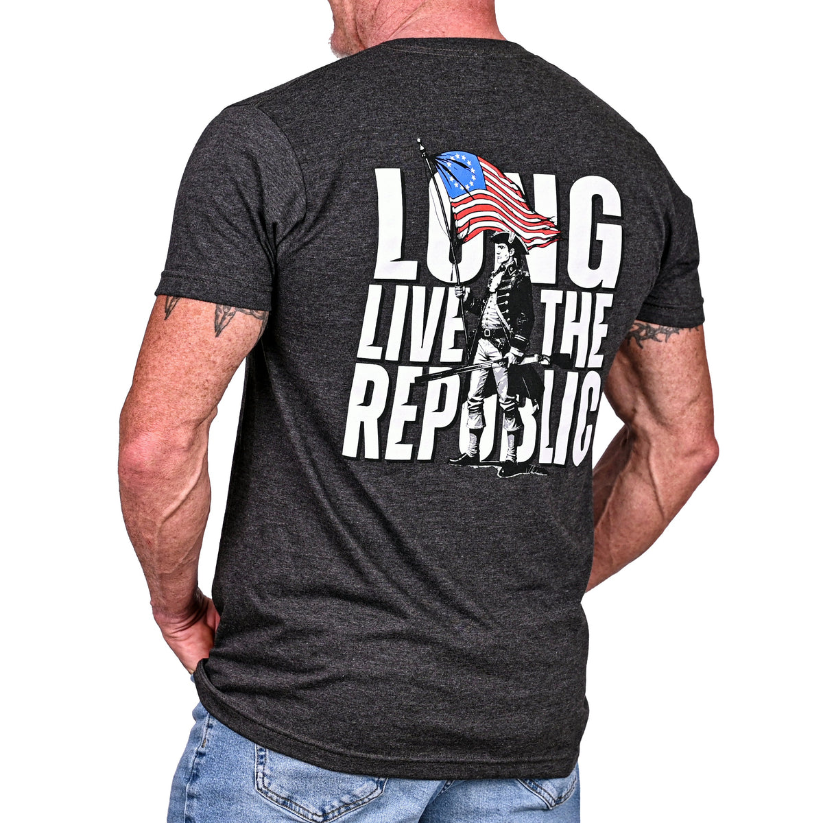 Men's Long Live The Republic Patriotic T-Shirt