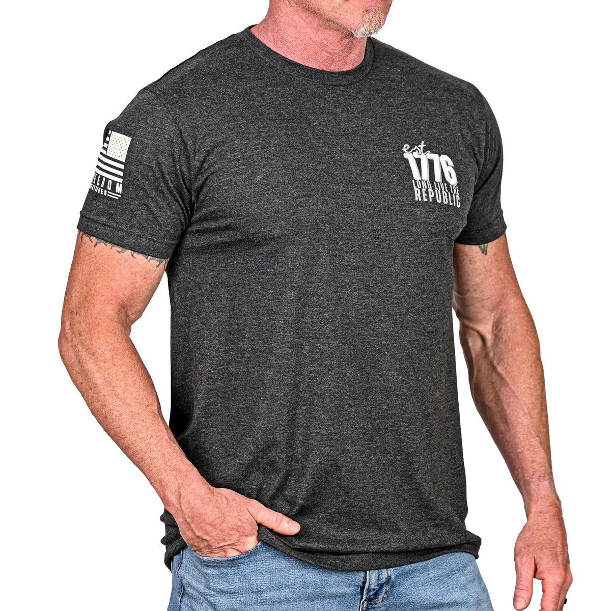 Men's Long Live The Republic Patriotic T-Shirt