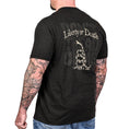 Load image into Gallery viewer, Men's Metallic Gold Liberty or Death Patriotic T-Shirt
