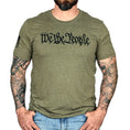 Load image into Gallery viewer, Men's We The People Military Green Patriotic T-Shirt
