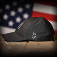Load image into Gallery viewer, Midnight Black American Flag Ball Cap
