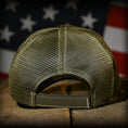 Load image into Gallery viewer, MultiCam Flag Patch OD Green Ball Cap
