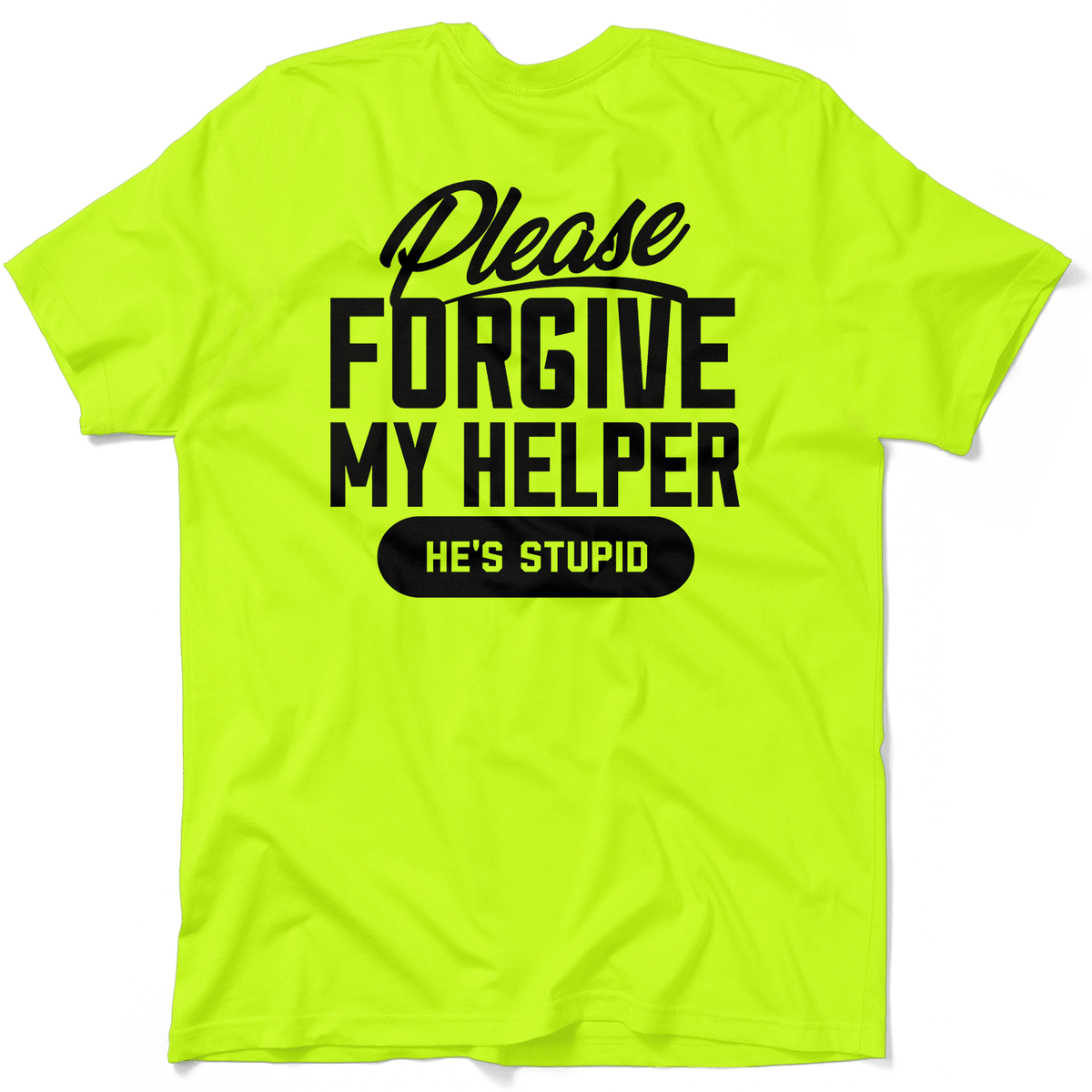 My Helper - Safety Yellow T-Shirt