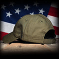 Load image into Gallery viewer, OD Green Ripstop Full Fabric American Flag Range Hat
