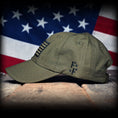 Load image into Gallery viewer, OD Green Ripstop Full Fabric American Flag Range Hat
