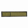 Load image into Gallery viewer, OD Green & Gold 1x5 American Flag Velcro Patch
