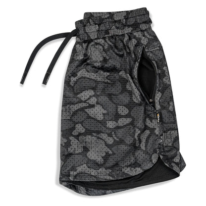 Men’s Double-Layer Mesh Training Shorts — 5" Inseam