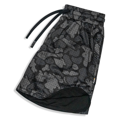 Men’s Double-Layer Mesh Training Shorts — 5" Inseam