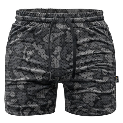 Men’s Double-Layer Mesh Training Shorts — 5" Inseam