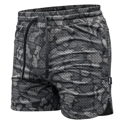 Men’s Double-Layer Mesh Training Shorts — 5" Inseam