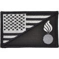 Load image into Gallery viewer, Army Ordnance Corps USA Flag - 2.25x3.5 Patch
