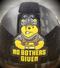 Load image into Gallery viewer, No Bothers Given Tactical Pooh Bear PVC Patch - Embrace the Honey Hunt

