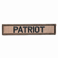 Load image into Gallery viewer, Patriot 1x5 Velcro Patch - Coyote Brown
