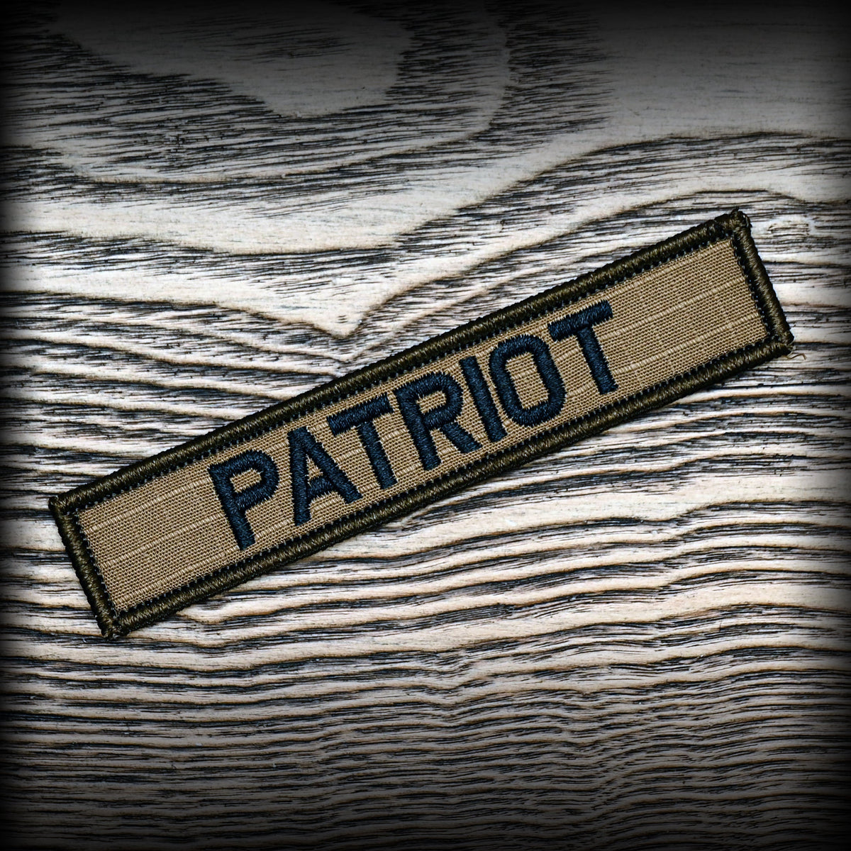 Patriot 1x5 Velcro Patch - Coyote Brown