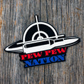 Load image into Gallery viewer, Pew Pew Nation Logo Sticker

