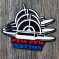 Load image into Gallery viewer, Pew Pew Nation Logo Sticker
