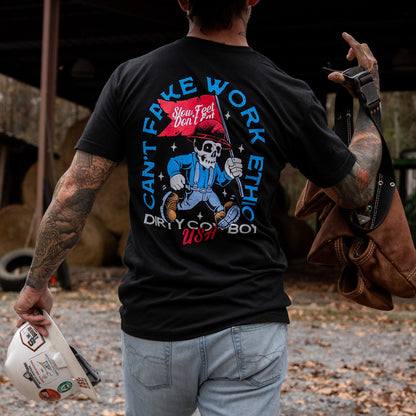 Can't Fake Work Ethic Men's T-Shirt