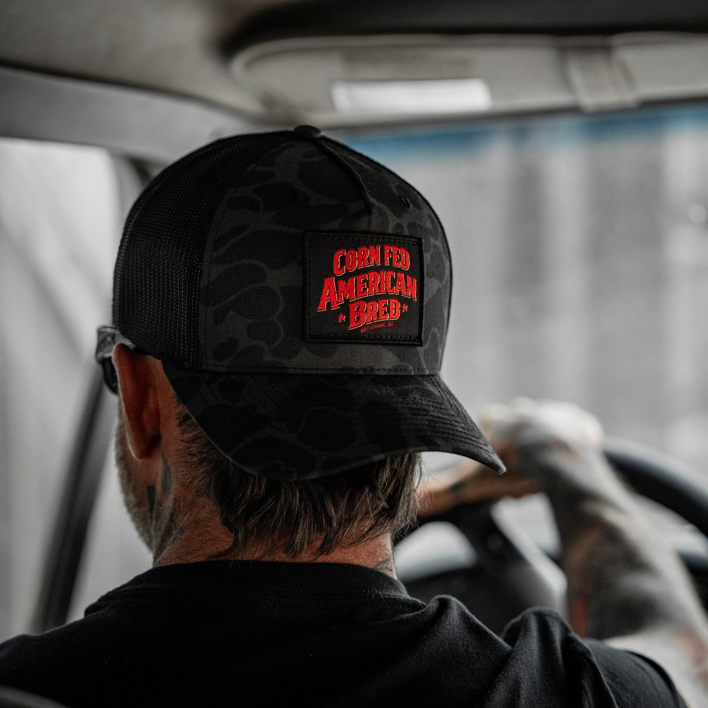 Corn Fed. American Bred. Patch Snapback Hat
