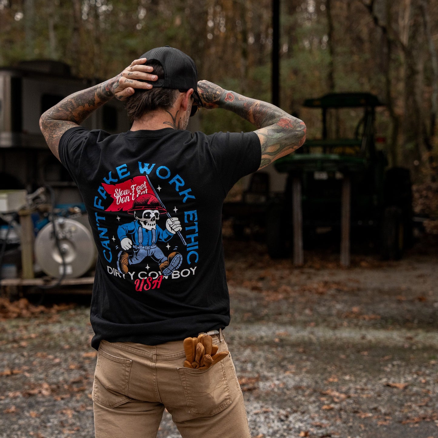 Can't Fake Work Ethic Men's T-Shirt