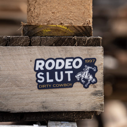 Rodeo Slut Dirty Cowboy Decal