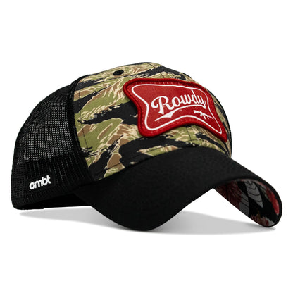 Rowdy Beer Logo Patch Original Ripstop Classic Snapback Hat