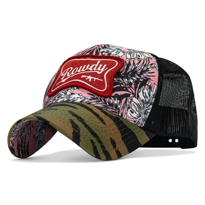 Rowdy Beer Logo Patch Original Ripstop Classic Snapback Hat