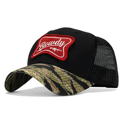 Rowdy Beer Logo Patch Original Ripstop Classic Snapback Hat