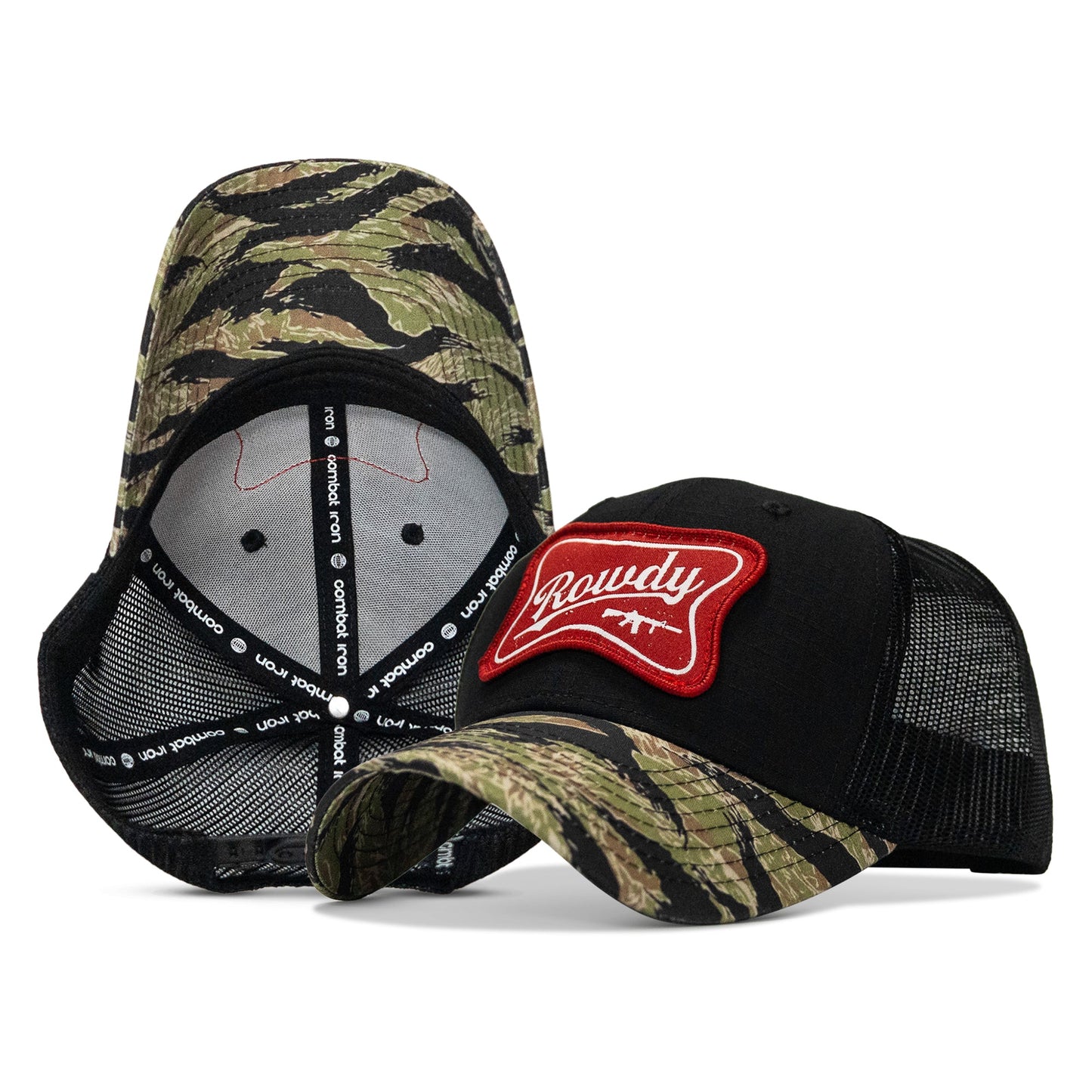 Rowdy Beer Logo Patch Original Ripstop Classic Snapback Hat
