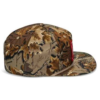 Rowdy Beer Logo Patch Flatbill Snapback