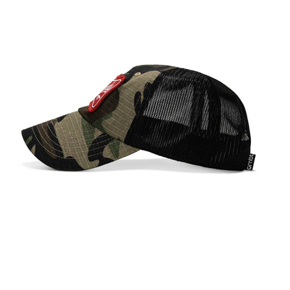 Rowdy Beer Logo Patch Tactical Ripstop Mesh Snapback Hat