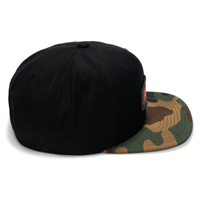 Rowdy. USA Dirty Cowboy Patch Flatbill Snapback