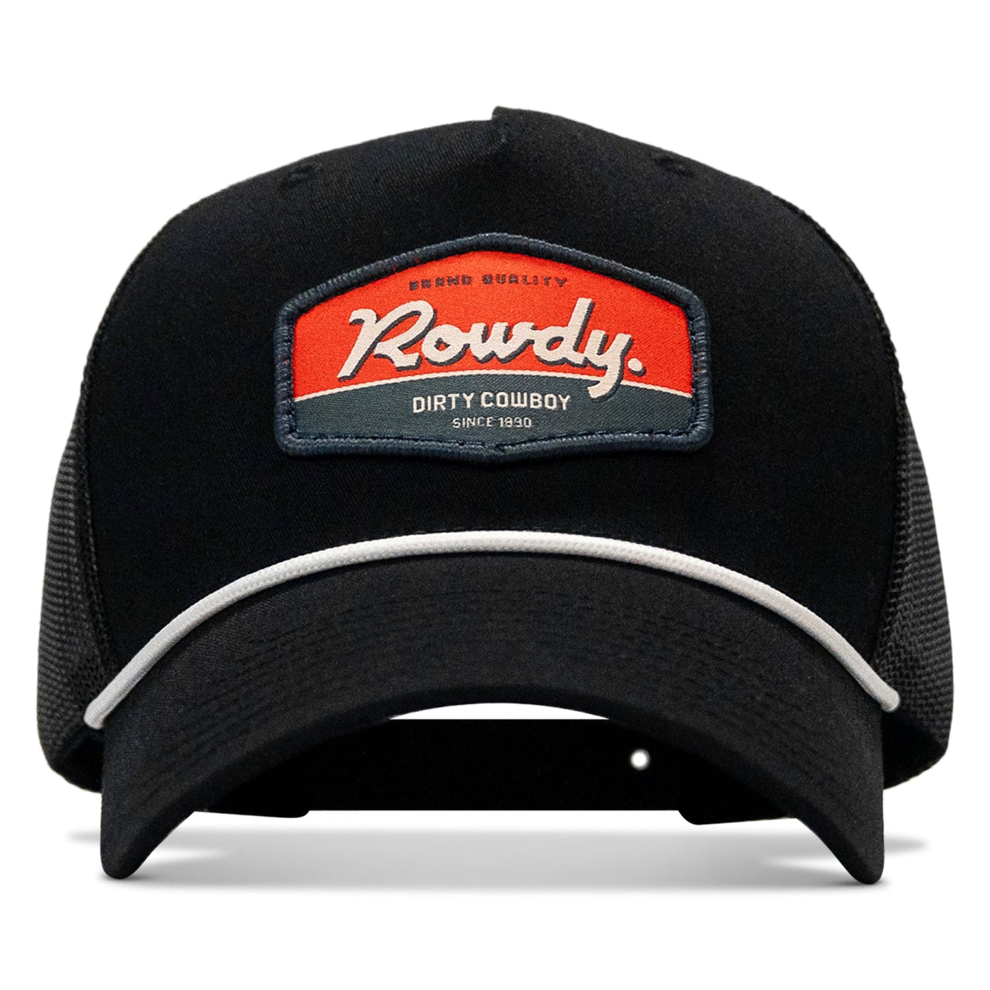 Rowdy Dirty Cowboy Patch Rope Snapback Hat